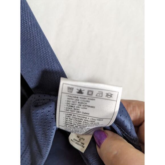 Nike Golf Drifit polo shirt Mens Medium Muted BlueCh42"Length 29"Shoulder-Hem - Picture 6 of 12